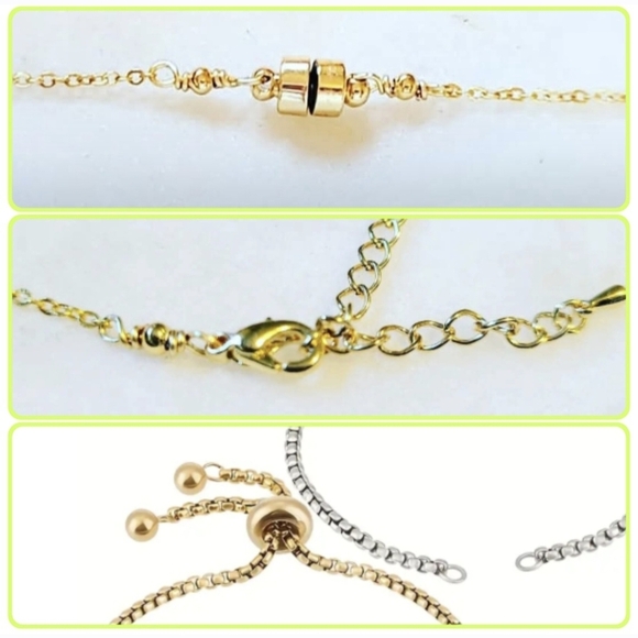 Silver Labradorite Pendant Necklace With Blue Flash - Picture 4 of 5